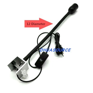 v5hae27灯架螺口灯座led植物鱼缸灯夹陶缸夹桌面周转箱度360竖夹