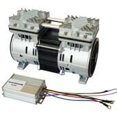 热销无刷直流无油空压机气泵充气泵550W12v24v48v60V72V96V