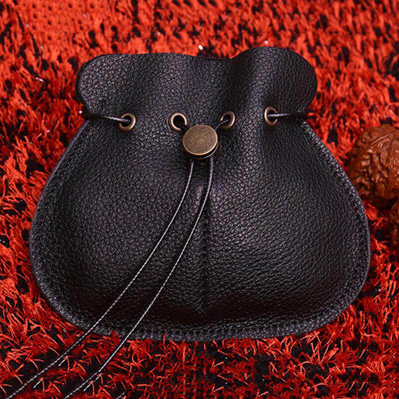 可订制logo牛皮文玩袋手机收纳零钱收纳包防磕碰防划伤钥匙牛皮包