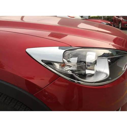 热销欧伯伦适用于15改装cx-5前大灯框装饰尾灯罩后灯框外款