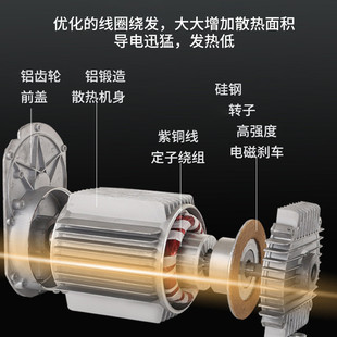 热销巨鲨微型电动葫芦220V家用小型吊机0.5吨带跑车升降机航吊起