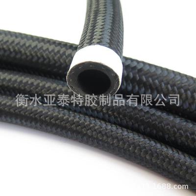汽车改装AN4 AN6 AN8 AN12 彩色尼龙外编织橡胶软管冷却器油软管