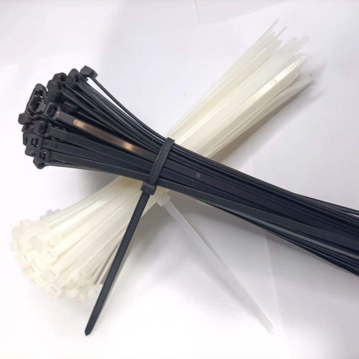 t50ros外齿自锁防滑尼龙扎带4.6*200黑色反齿扎线带汽车式捆扎带