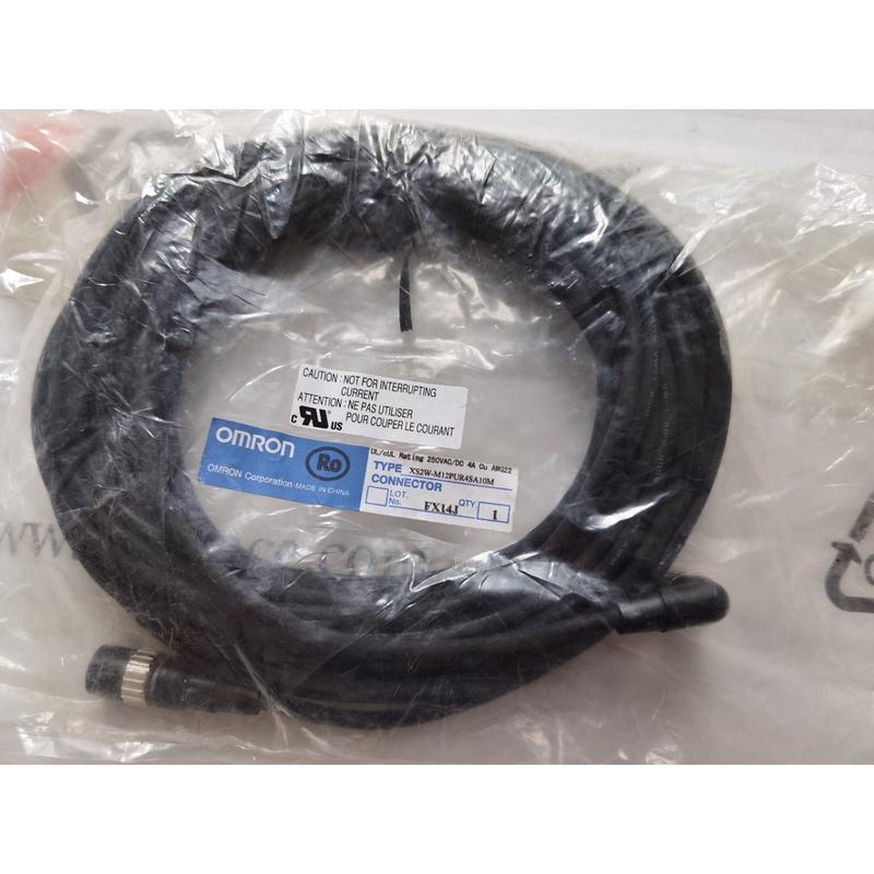 热销一m12连接线公一母10米xs2w-m12pur4sa10m