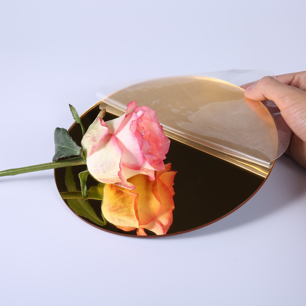 热销厂家直供2440金色亚克力镜面板玫瑰金银色镜有机亚克力镜面板