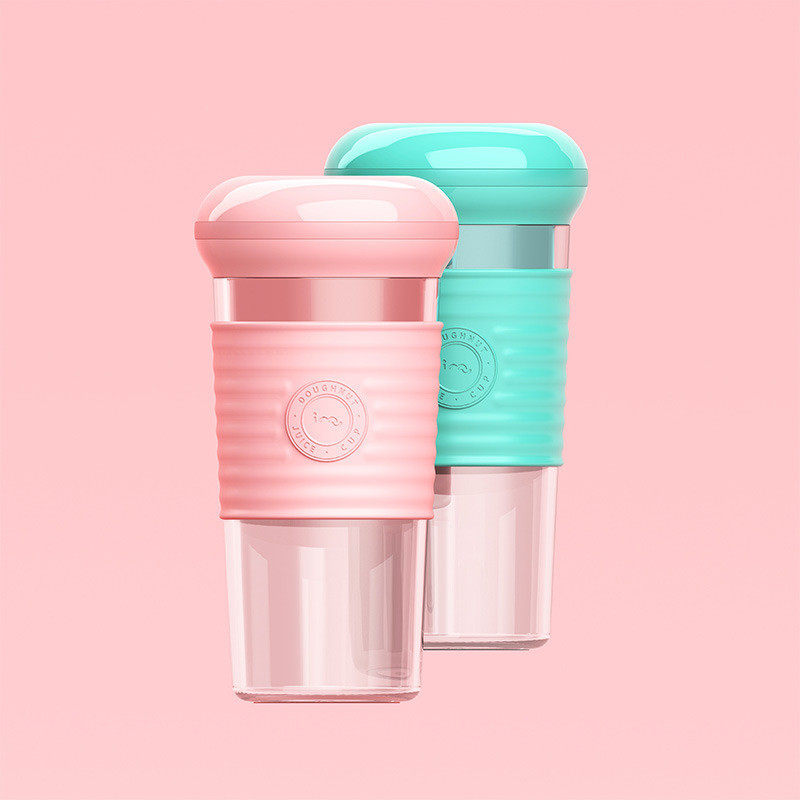 热销甜甜圈果汁杯便携榨汁机小型水果榨汁杯USB充电果汁杯家用,厨房电器,搅拌/料理机,淘宝优惠券,粉丝福利购,淘宝优惠卷