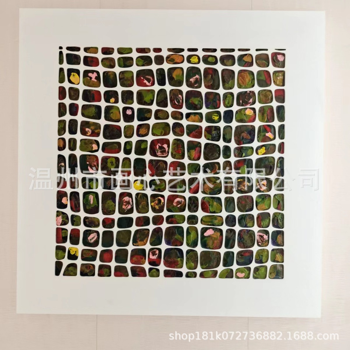 画心艺术装置画实物立体挂画综合材质手绘画别墅样板间装饰画新款图片