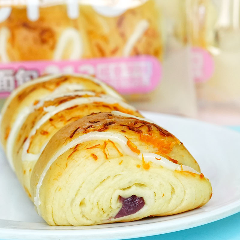 布鲁托芋泥肉松面包可丝达酱夹心营养早餐饱腹食品休闲小吃