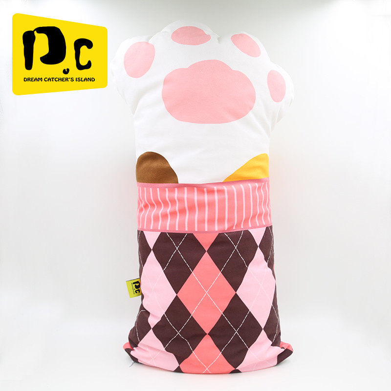 捕梦岛猫爪玩偶个性可爱抱枕被子毛毯两用办公室两件套礼物,居家布艺,抱枕被,淘宝优惠券,粉丝福利购,淘宝优惠卷