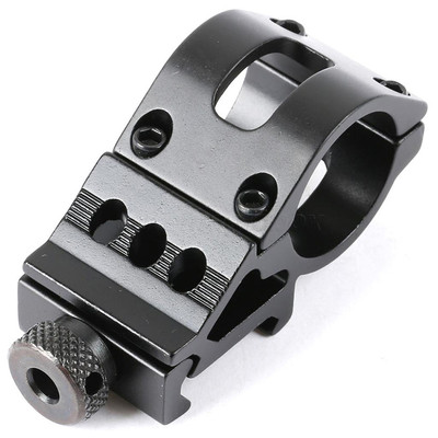 战术手电筒夹具 骑行装备移位歪脖子夹具45度斜夹具25mm管夹支架