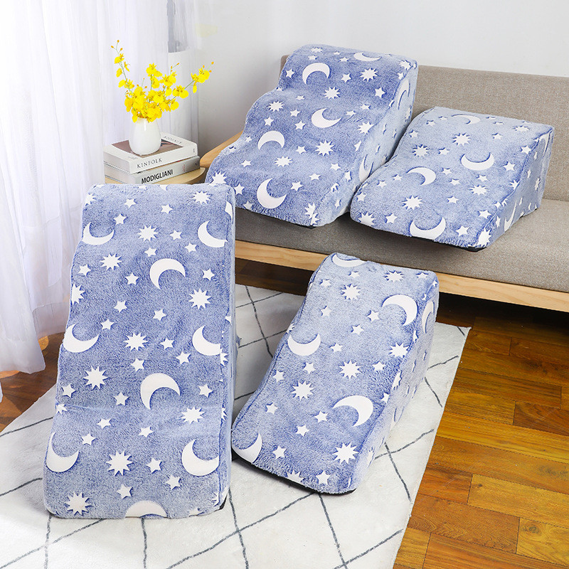 热销新款猫狗楼梯夜光宠物爬梯阶可拆台海绵小型犬上沙发上床坡度