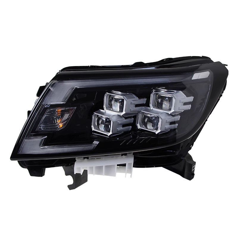 适用于14-22款纳瓦拉大灯总成NP300改装LED日行灯4透镜大灯NAVARA