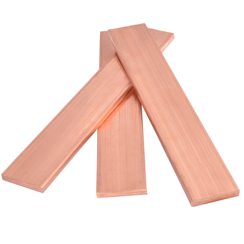 t2高纯接地紫铜排导电配电柜方排紫铜紫铜棒扁条红铜排现货批发