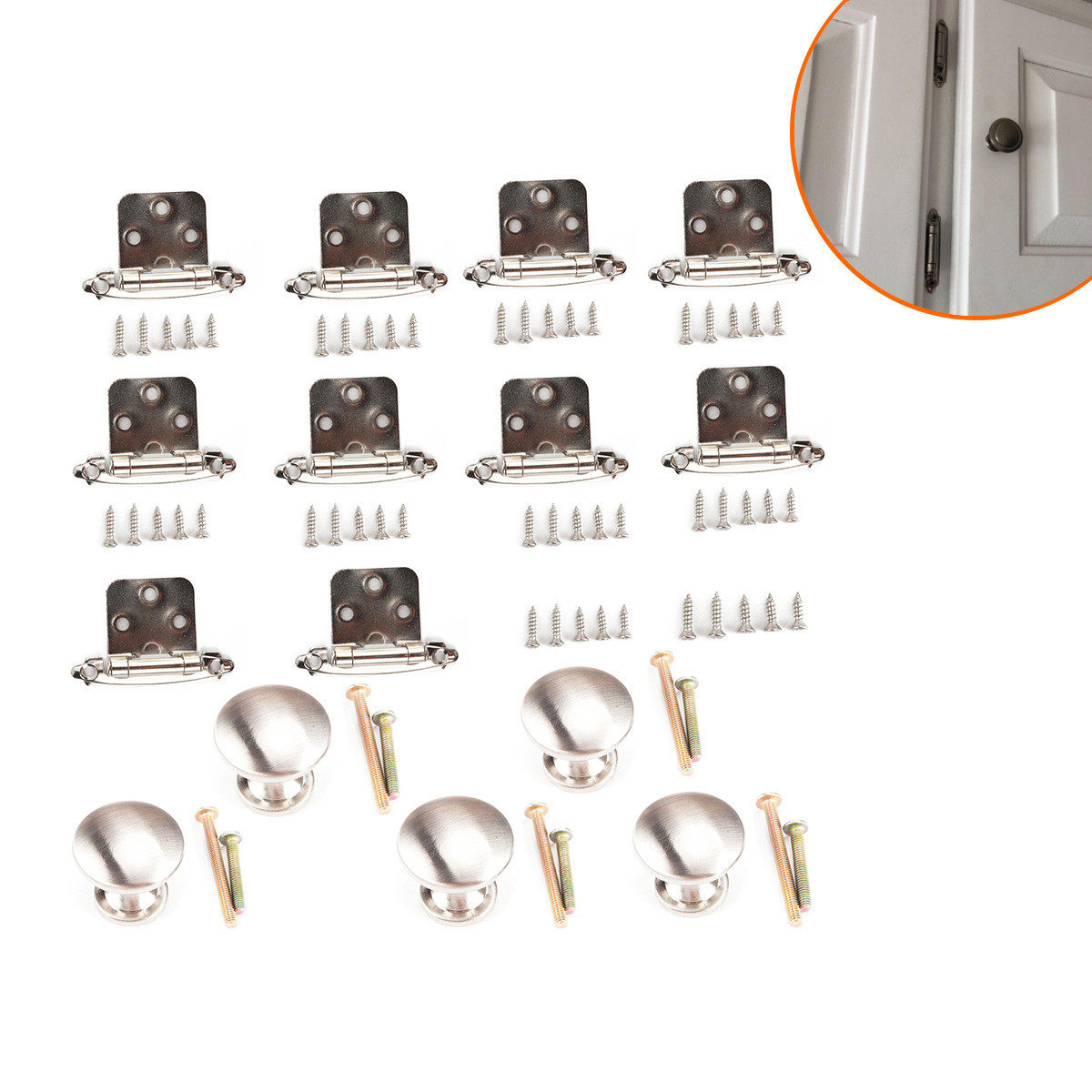 跨境6只/15只/30只装-房车工业拖车美式铰链/圆形旋钮拉手套装/,基础建材,钥匙胚,淘宝优惠券,粉丝福利购,淘宝优惠卷