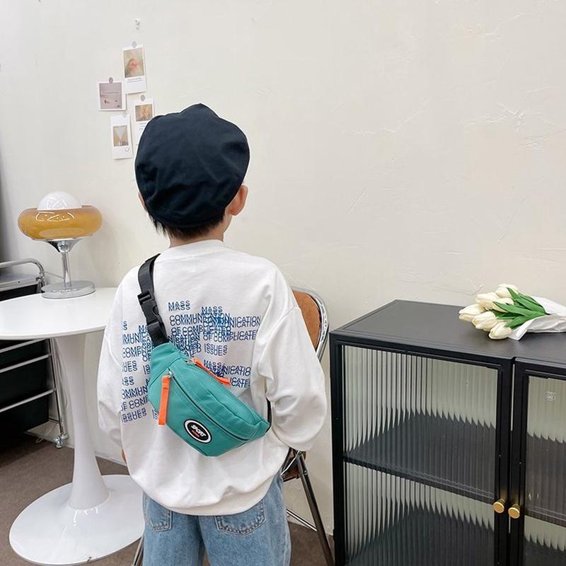 时尚运动儿童斜挎包男男童帅气宝宝包包洋气夏季男生胸包女童新款