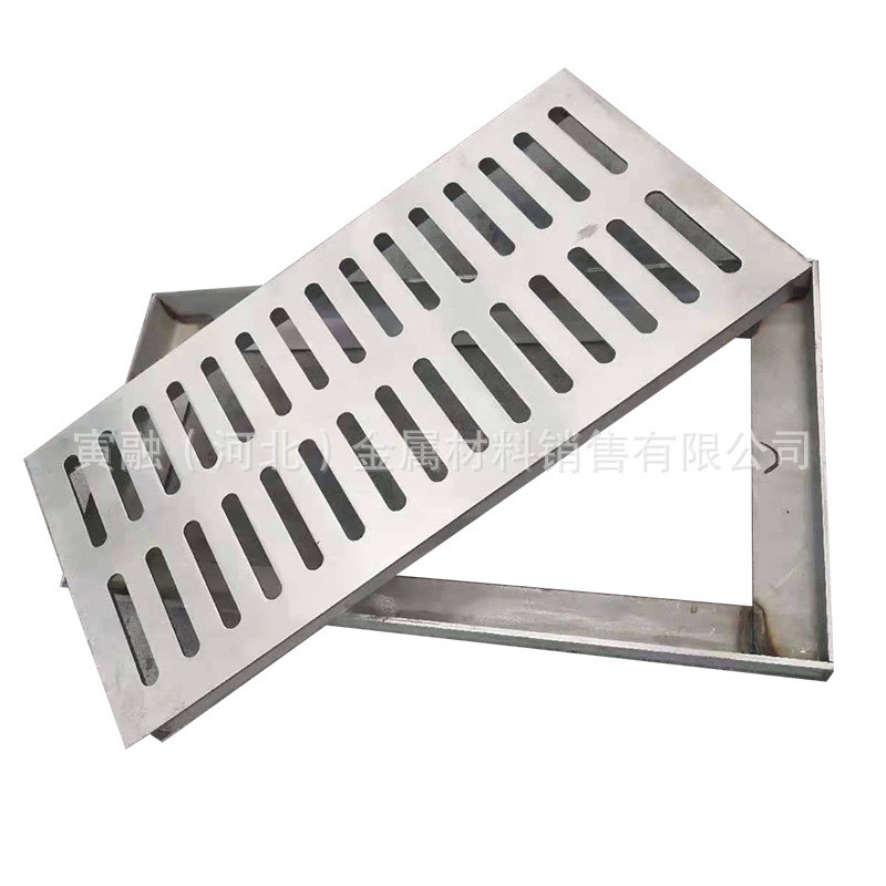 定/人行道不锈钢雨水篦子井盖制排水沟盖板污水处理排水篦子盖板