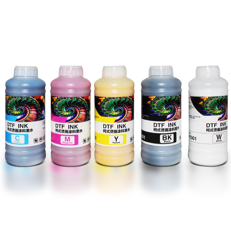 TPU抖粉白墨涂料墨水pet膜热转印印花墨水纯棉T桖烫画墨水DTFink