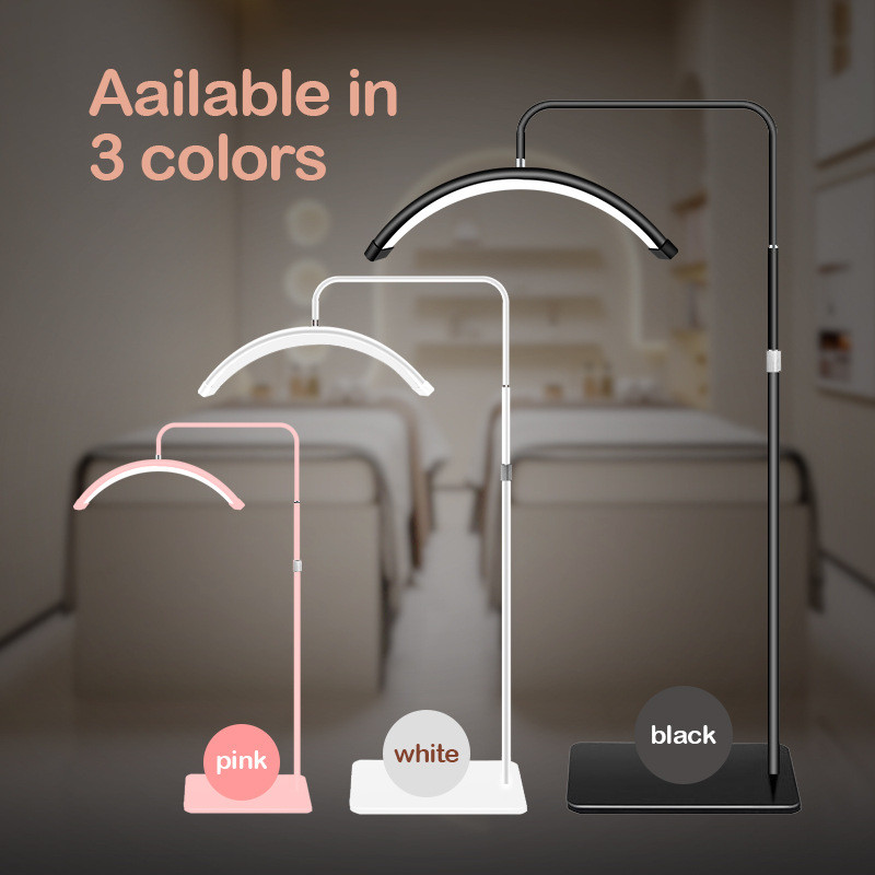23寸m6x美容灯落地灯睫毛月亮灯半月形美妆灯高显指美容美甲灯