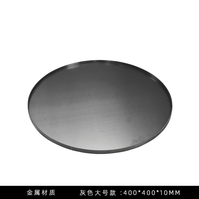 新中式大理石花器摆件现代新房客厅装饰品办公室托盘创意样板房