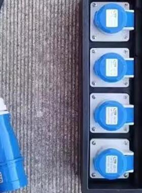 热销盒怡达四分yeeda分支器分叉线三通四通工业插头现货批发