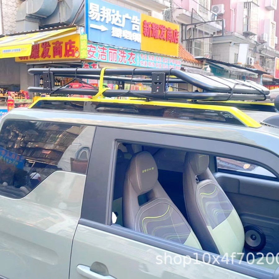 热销车顶行李架熊猫免专用车顶行李框行李架铝合金车顶架骑士横杆