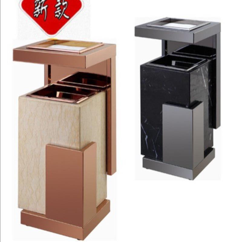 高档酒店大堂室内垃圾桶座地烟灰桶座桶垃圾桶大理石烟灰地