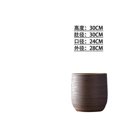 植物现代简约景德镇落地绿植花盆室内装饰北欧大口径陶瓷花瓶摆件
