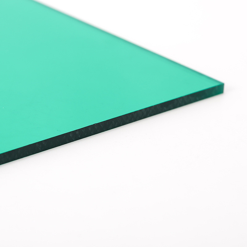 厂家供应pc板绿色透明pc耐力板温室大棚采光pc磨砂板定制加工
