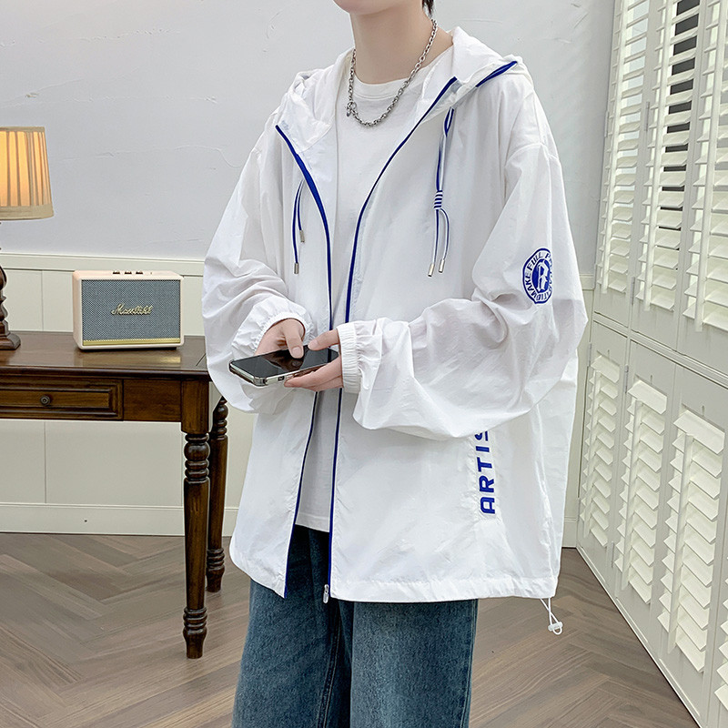 速发高货冰丝防晒衣男款夏季青少年超薄凉感透气初中高中学生夏天
