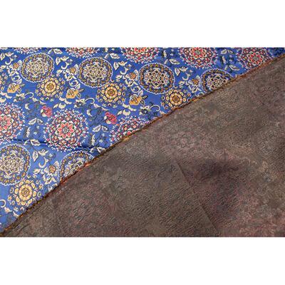 国风重磅碎花香云纱50姆米织锦缎色织提花小桑蚕丝面料服装丝绸布