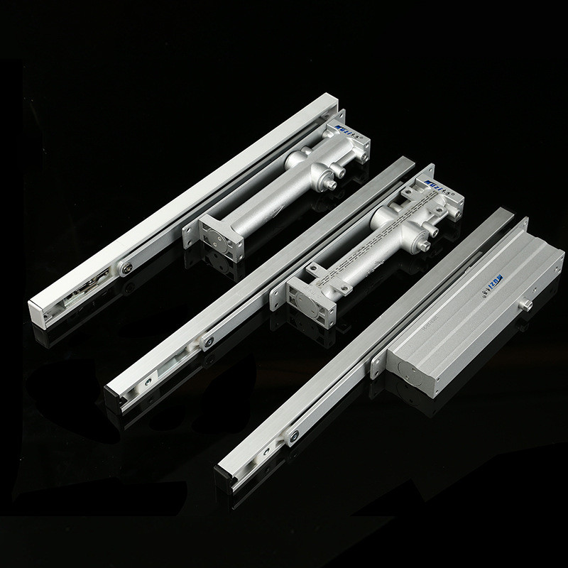 厂家批发l412隐藏式闭门器 液压缓冲酒店用用关门器60-80kg闭门器