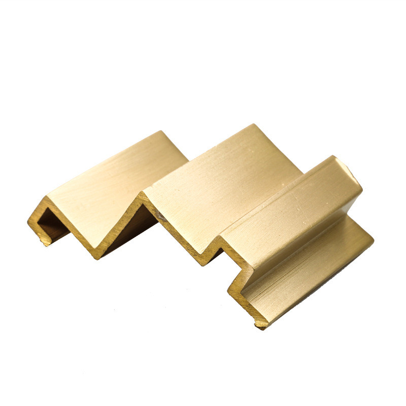 浙江英华酒店会所装饰铜线条厂家直供铜业用铜型材挤压