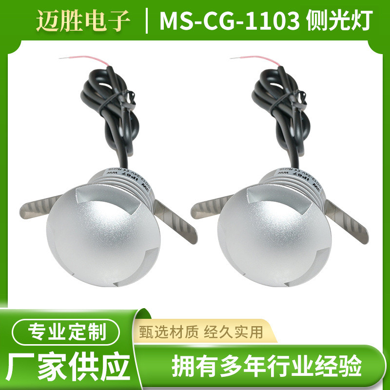 厂家供应侧光灯 花园广场人行道别墅侧发光埋地灯龟壳灯LED指示灯
