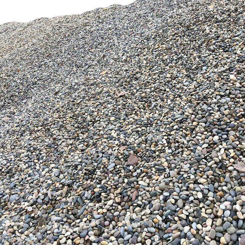 地暖豆石厂家批发过滤回填处理滤料鹅卵石家装汗蒸水杂色小石子