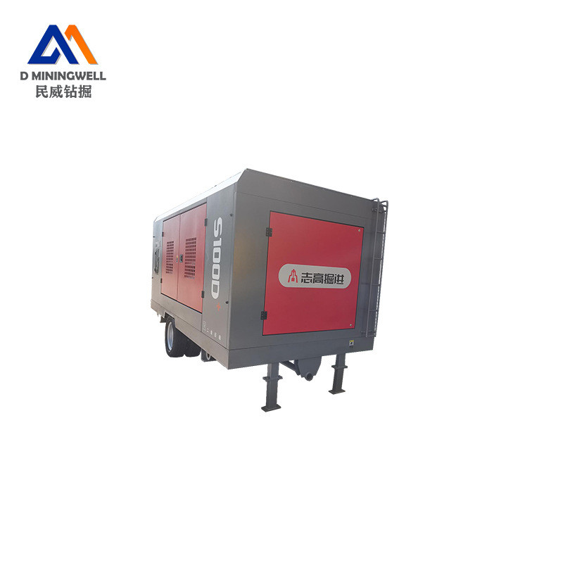 热销浙江民威s100d螺杆空压机螺杆式工程空气压缩机矿用螺杆空压