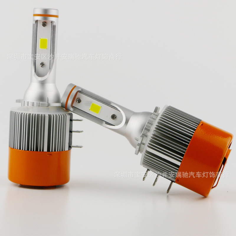 汽车LED大灯H15led前大灯36w3800LM一体化远近光前大灯泡