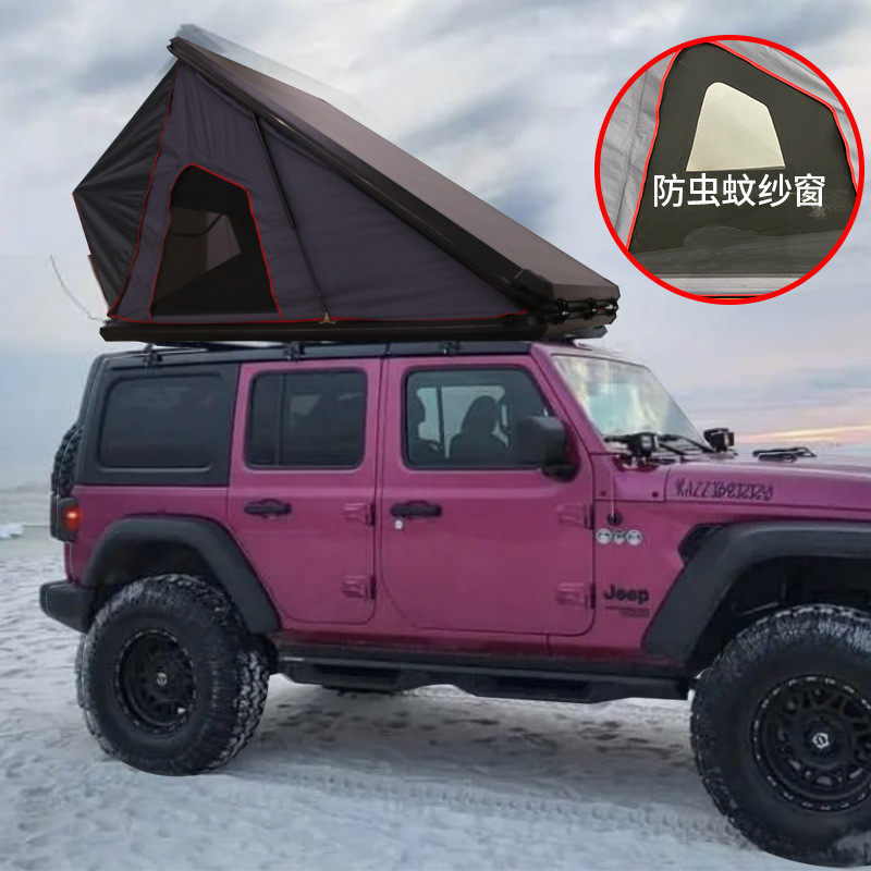 铝壳三角车顶露营帐篷户外车载专用越野车自驾游折叠三角形帐篷