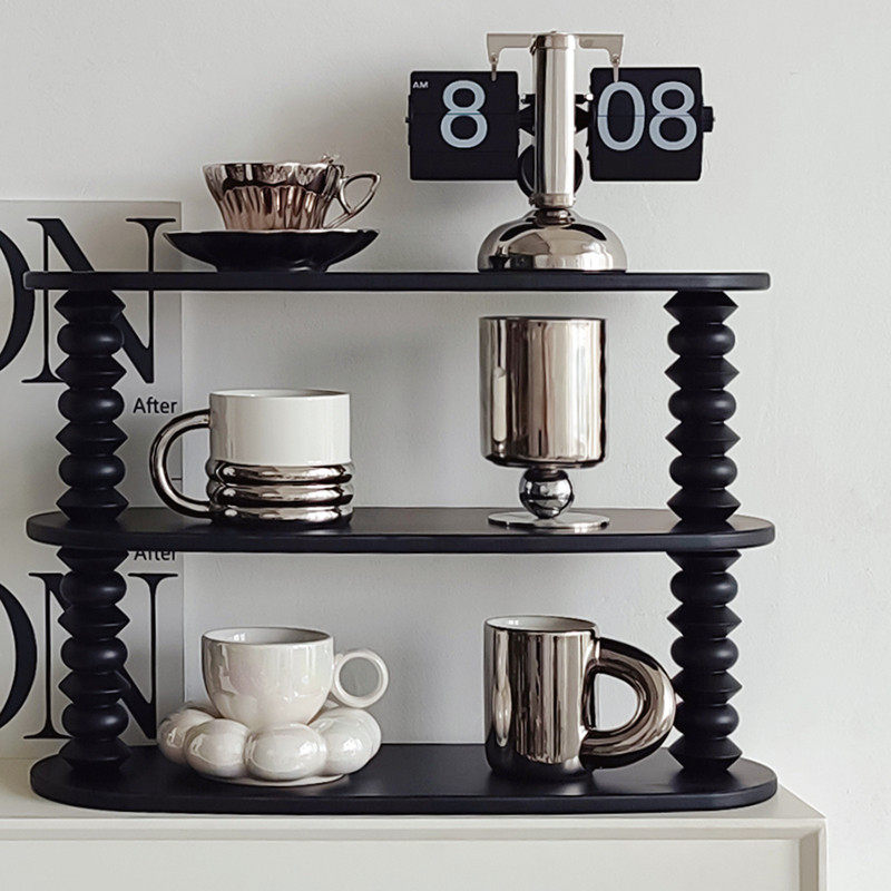 风木质杯子置物架免安装多层置物架适用于庭桌面整理,收纳整理,整理架/置物架/收纳架,淘宝优惠券,粉丝福利购,淘宝优惠卷