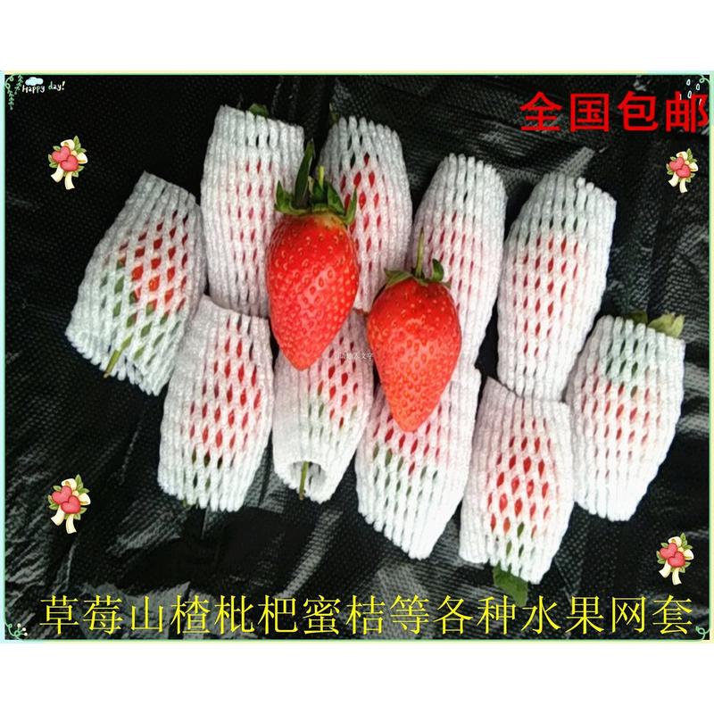 水果网套草莓包装山楂防摔梨泡沫花菜网兜网袋鸡蛋芒果塑料防