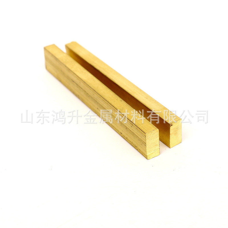 装潢装饰铜压条防滑装饰黄铜条支持加工定制护角黄铜条黄铜扁排