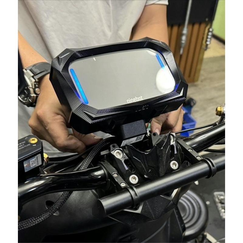 九号改裸把M95c+仪表罩Mz F2zmix cz90 80仪表保护罩无需割壳直上