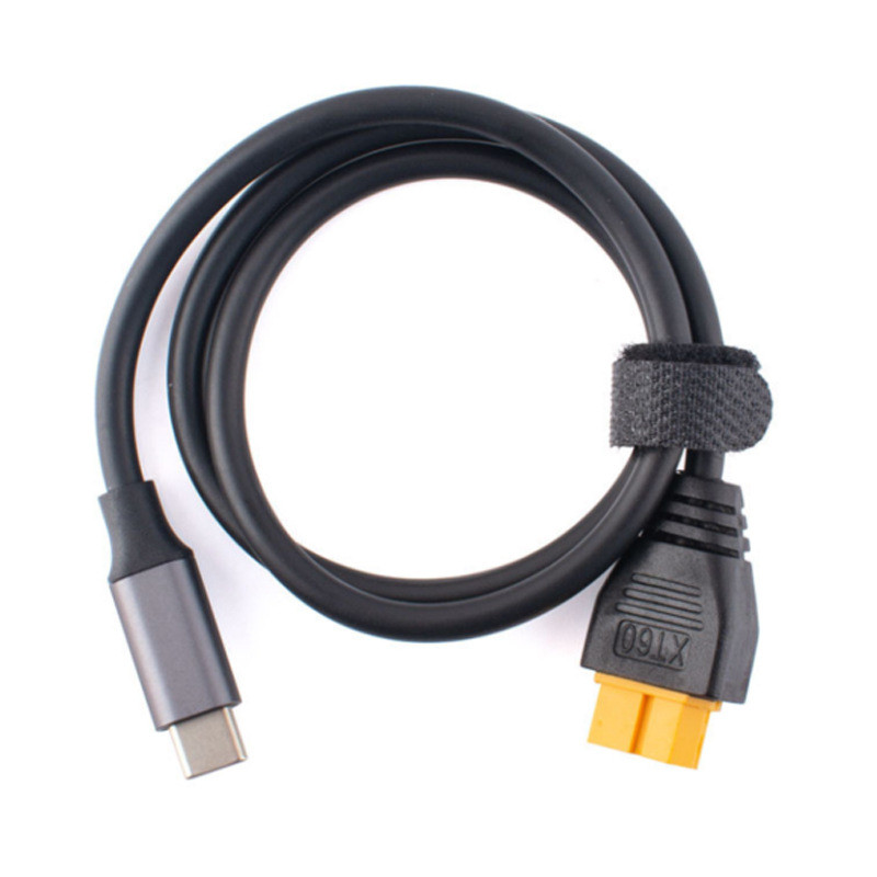 ToolkitRC SC100 TypeC转XT60协议线航模平衡充电器转接线5A100W