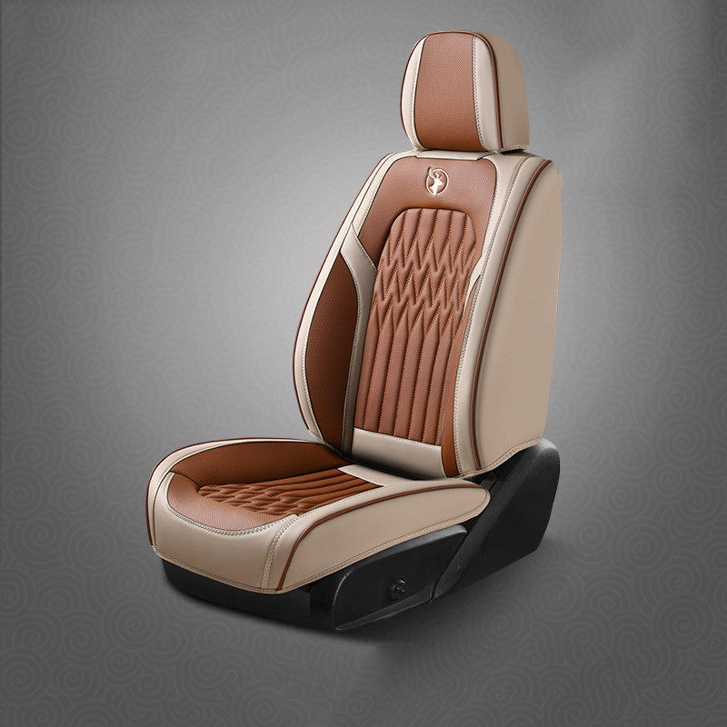 热销跨境四季通用热卖新款纳帕皮汽车坐垫全包围五座通用汽车座椅