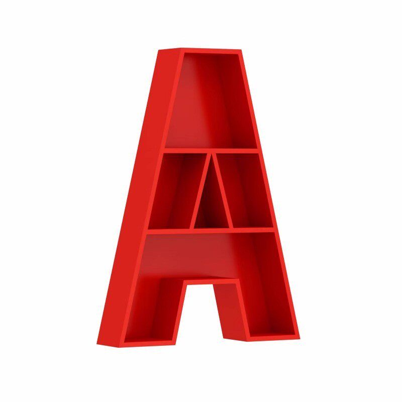 图书馆字母书架杂志架特色书架个性大容量学校铁艺摆件展示绘本架