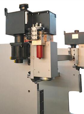 热销麦斯铁混合金设备mbw系列7轴油电钣动力数控液压折弯机100t/3