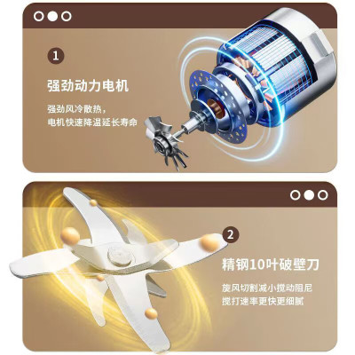 海牌QHD-004D多功能迷你破壁豆浆机家用豆浆机破壁机辅食机