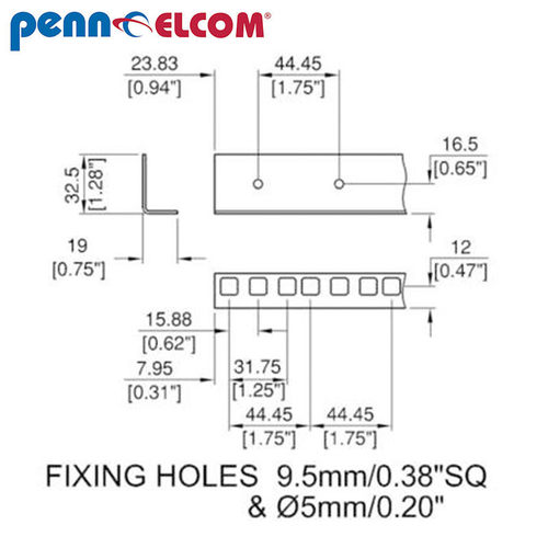 热销penn elcom 番尔康r0863/2mm机柜支架 服务器 监控机箱网络机