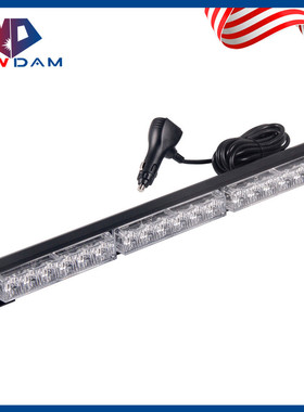 热销18led汽车警示灯6灯3节长条棍灯汽车高亮爆闪吸顶灯