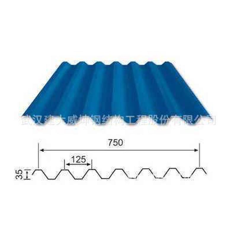现货彩钢瓦批发金属屋面防水涂料棉波浪隔热防水卷材彩钢板铁皮板