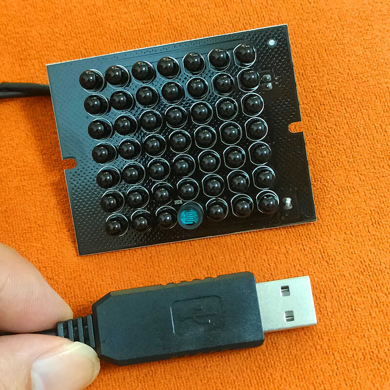 5v USB红外夜视940灯板 无光LED监控摄像头补光灯灯板940nm波长的